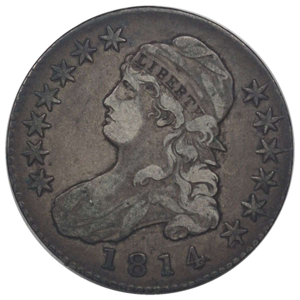 1814-50c-Capped-Bust-Half-Dollar-#1-Overton-109-R2